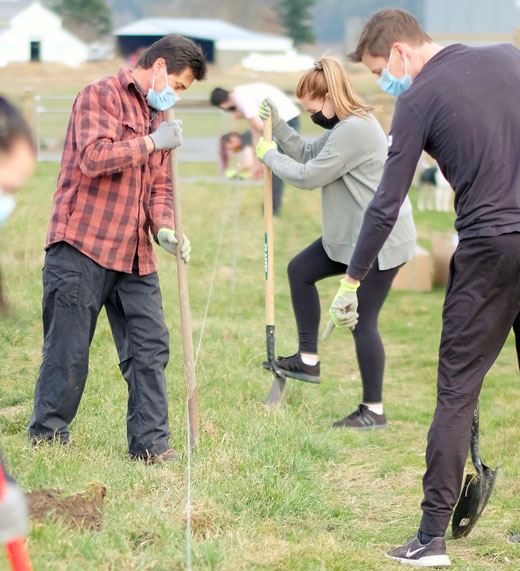 mental-health-awareness men planting trees